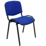 PIQUERAS Y CRESPO Silla Alcaraz Confidente Apilable Asiento Tapizado ARAN Azul
